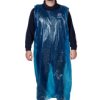 Fartuch, 1.35m, Fartuch, Unisex, 76cm, Niebieski, Odporne na ciecze, Polietylen, Reldeen