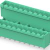 PCB terminal, 10 pole, pitch 5.08 mm, AWG 30-12, 15 A, pin, green, 1-284065-0