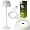 Lampa Ogrodowa Led Stojąca Ozdobna Stołowa Nocna Usb Ściemnialna Dotykowa...