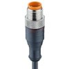 Kabel konfekcjonowany aktuator/sensor jednostronnie zakończony M12 4-polowy męskie proste RST 4-225/10 M