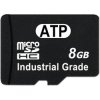 Karta Micro SD MicroSDHC, 8 GB Tak SLC, ATP Industrial Grade -40 → +85°C