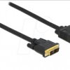 86751 Cable DVI 12+5 male to VGA male 5 m