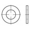 Podkładka TOOLCRAFT TO-9988677 58 mm 105 mm A2 stal nierdzewna 10 szt.