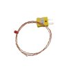 Termopara Typ K średnica 1/0.3mm długość 0.3m Wtyk miniaturowy RS PRO