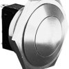 Vandal-proof pushbutton, 1 pole, silver, unlit , 5 A/250 V, mounting Ø 25.8 mm, IP66, MP0027/3