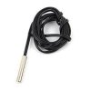 CZUJNIK TEMPERATURY NTC 10K (OBUDOWA 5x25mm) Z PRZEWODEM 10,0M (NTC-10409)