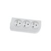 Rozgałęźnik do przedłużacza 3-gniazda z/u biały GN-30