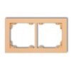 Deco Ramka Podwójna Deco Pastel Matt Brzoskwiniowy 45Dr-2