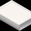 ABS enclosure, (L x W x H) 188.5 x 133.5 x 39.5 mm, white (RAL 9002), IP54, TK11.7