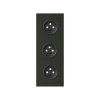 WYCOFANY Z OFERTY, zamiennik: 10020315-..., panel 3-krotny: 3 gniazda, Simon...