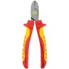 CK Tools T39073A 160 RedLine VDE Side Cutters with Wire Stripping Notches, 160 m