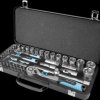 Q25010 Socket wrench set, multi, 1/4