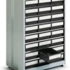 Treston 2440-3 produkt uniwersalny Szafka z szufladami (S x W x G) 605 x 870 x 410 mm szary błyszczący, szary 1 szt.