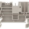 Through terminal block, spring balancer connection, 0.5-4.0 mm², 4 pole, 24 A, 6 kV, dark beige, 1815110000