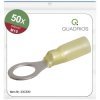 Quadrios 23C530 Ring Terminal 50 pcs 6mm² Ø10.5mm Yellow Insulated
