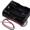 Battery holder for mignon cell, 3 cells, chassis mounting, BH3AAW