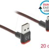 85264 Dual EASY-USB 2.0 cable, A connector to micro-B connector, angle