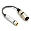 Adapter XLR Męski Gniazdo Jack 6.3 Mono Vitalco Przejściówka XLR Jack 6,3