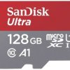 SanDisk microSDXC Ultra 128GB (A1/UHS-I/Cl.10/140MB/s) + Adapter 