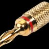 0103029 lamella banana plug,gold plated,6mm,red
