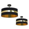 Lampa Sufitowa Palmira Black / Gold 1Xe27 60W Mlp6319 Milagro