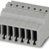 COMBI jack, plug-in connection, 0.08-4.0 mm², 7 pole, 24 A, 6 kV, gray, 3041367