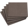 Metafranc WU0645526 Felt Slider Self-Adhesive 200x200mm Brown