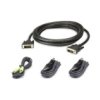 Aten 2L-7D03udx4 Usb Dvi-D Dual Link Secure Kvm Kabel Set