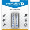 Akumulatory Ni-MH R03 / AAA 1,2 V 800 mAh, ready to use, 2 szt., Silver Line, everActive EVHRL03-800