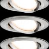 92959 Recessed luminaire Nova Plus Coin, 3x6 W, 2700 K, 50°, dimmable,