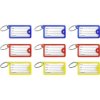 Basetech BT-1697191 Key Ring Set 9Pieces Plastic with Replaceable Labels