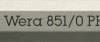 Bit krzyżakowy PH 0 Wera 851 Micro 05058121001 1 szt.