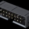 Box connector, 16-pin, straight