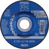 PFERD TOOLS 62211423 E 115-4,1 SG INOX Tarcza tnąca wygięta Średnica 115 mm Średnica otworu 22.23 mm stal nierdzewna 10