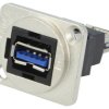 Łącznik USB A - USB A 3.0 FT metal 19x24mm CP30205NM