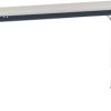 Manuflex AU8021.7016 Stół roboczy UNIWERSALNY, specjalny z płytą melaminową, szer. X gł. X wys. = 1250 x 600 x 722-1022