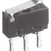 Mikroprzełącznik Symulowana dźwignia z rolką Panasonic 500mA PCB, prawostronnie SPCO, 500 V ac, 30 V dc IP40