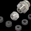 Compression fitting, 1 bar/0.1 MPa, Ø 6-Ø 10 mm, G 1/2 for temperature sensors, E30018