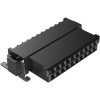 Socket header, 20 pole, pitch 1.27 mm, angled, black, 404-51020-51