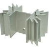 Radiator; SK129/2,5; z otworem; z 2 pinami do druku; naturalny; 25mm; H; 7,8K/W; 41mm; 24,8mm