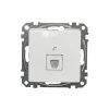 Gniazdo telefoniczne RJ11, białe, Sedna Design i Elements SDD111491