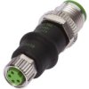 Vk000040, Adapter, M8 Żeński 4Pin Prosty, M12 Męski 4Pin Prosty, 24V,...