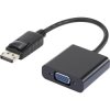 Renkforce RF-4212174 DisplayPort to VGA Adapter Gold-Plated 12cm Black