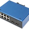 Ethernet switch, managed, 10 ports, 1 Gbit/s, 48-57 VDC, DN-651147