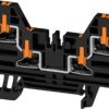 Through terminal block, push-in connection, 2.5 mm², 24 A, 8 kV, black, 2847530000