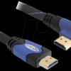 82958 High-speed HDMI cable, 5 m, angled to left