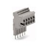 WAGO 2002-560 10-pole 5.2mm Connector Strip Grey AWG 22-12