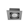 LAMPA PODTYNKOWA BLOCCO SZARY 1x7W GU10 LED ML839 Milagro