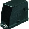 Grommet housing, size 10B, die-cast aluminum, screw locking, IP69/IPX9K/IP68/IP65, 09400100811