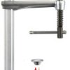 Całkowicie stalowy ścisk stolarski GZ-K 250/120 Bessey GZ25K Maksymalna szerokość mocowania:250 mm Posuw:120 mm
